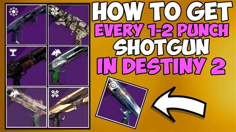 destiny 2 one two punch|1 2 punch shotgun destiny.